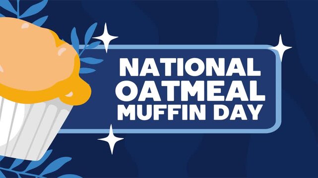 National Oatmeal Muffin Day with delicious oatmeal muffins