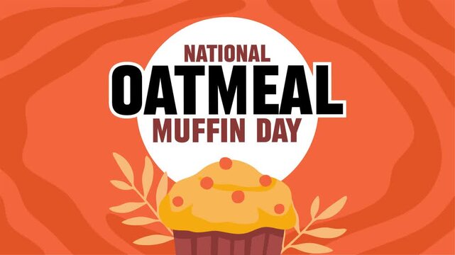 National Oatmeal Muffin Day with delicious oatmeal muffins