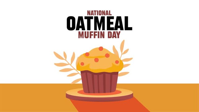 National Oatmeal Muffin Day with delicious oatmeal muffins