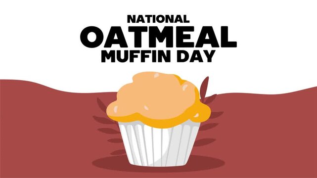 National Oatmeal Muffin Day with delicious oatmeal muffins