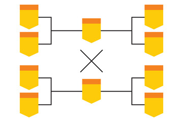 tournament bracket vector design template for design simple sports, esport game, web, standing club.eps, tournament bracket vector design template for design simple sports, esport game, web, standing  © Faridzdesign