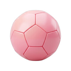 Fototapeta premium Pink Soccer Ball