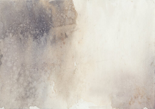 Abstract Misty watercolor background with elegant paper texture