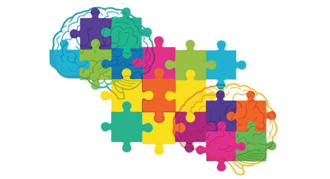 world map puzzle pieces
