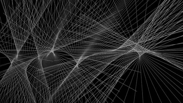  VJ Motion Graphics digtal Line swell