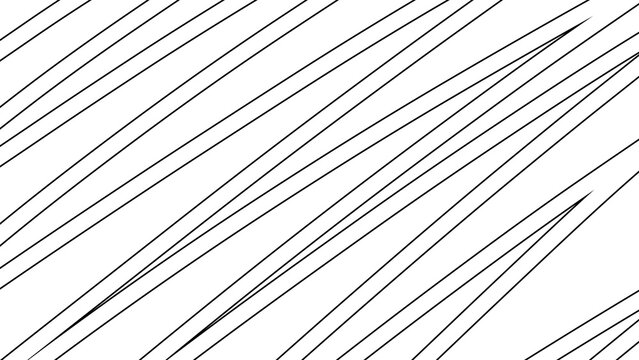 Modern seamless pattern featuring sharp, hand-drawn diagonal scratch lines on white background.