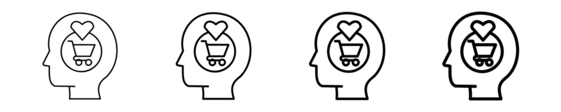 Consumer Needs  Icon Set Different Stlye Collection  