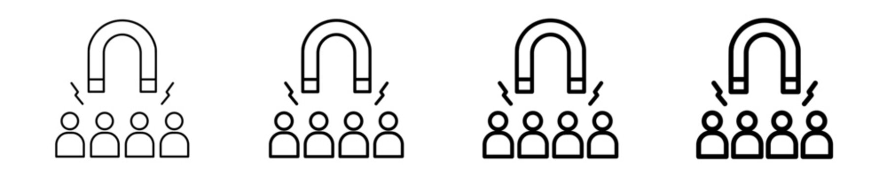 Customer Retention Icon Set Different Stlye Collection  