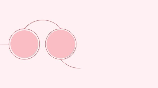 3d infographic animation with 4 steps, infographic with empty circle shape, presentation, report, plan