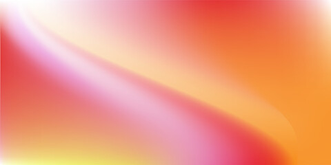 Cheerful and bright gradient background with a blend of orange, yellow, and pink. Ideal for summer or travel themes. © Sofia Rohimah