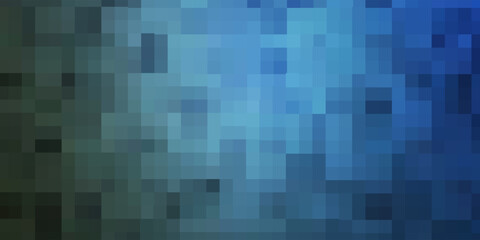 Fototapeta premium Gradient blue background. Geometric texture of light-dark blue squares. The substrate for branding, calendar, postcard, screensaver, poster, cover. vector