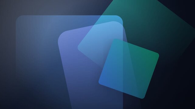 Abstract dark blue background with overlapping rounded squares