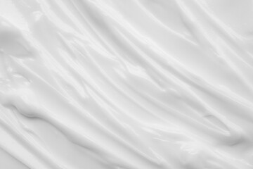Obraz premium White lotion beauty skincare cream texture cosmetic product background