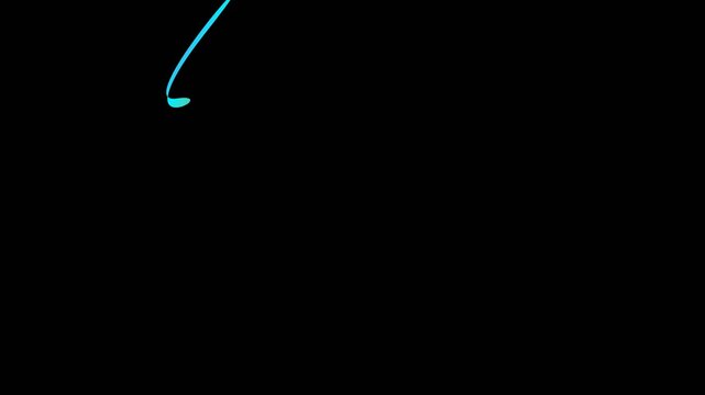 A single gradient colored oval shape floating on a solid black background