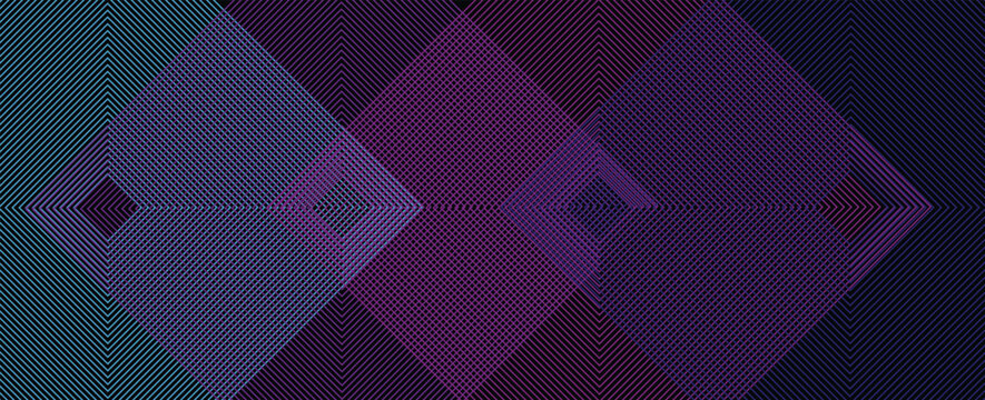 Chevron stripes background square lines zigzag pattern seamless abstract vector design.