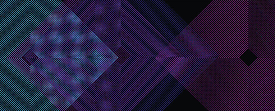 Chevron stripes background square lines zigzag pattern seamless abstract vector design.