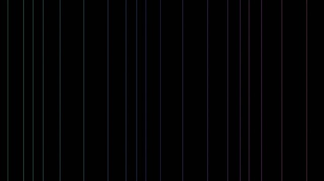 Minimalist abstract background with thin vertical lines on a black canvas
