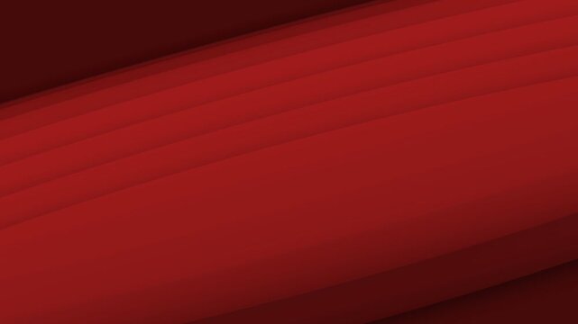 Abstract background featuring smooth diagonal layers of deep crimson red