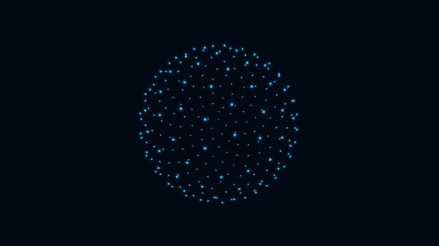 A single brilliant blue firework explosion illuminating the dark night sky
