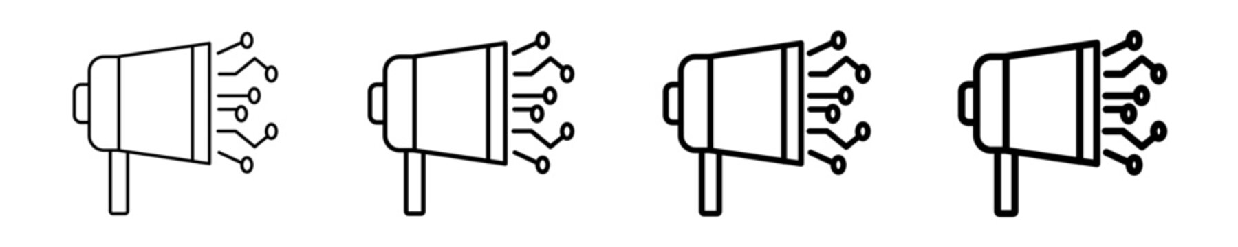  Digital Transformation  Icon Set Different Stlye Collection  
