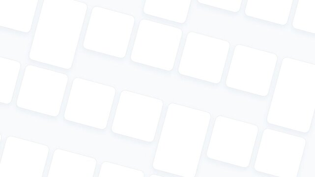 A perfectly solid white background with a clean and minimalist aesthetic