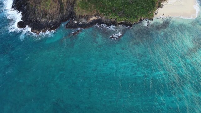 Kailua Moku Islands from the air