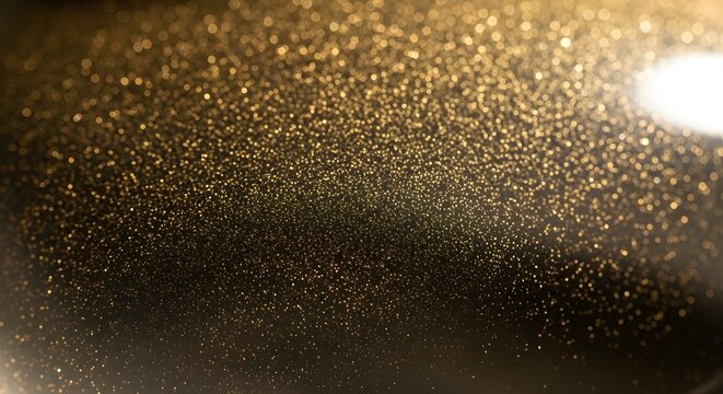 Golden Glittering Surface Abstract Background.