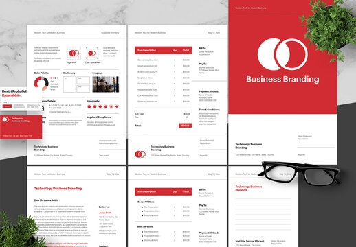 Red Black Corporate Brand Guidelines 