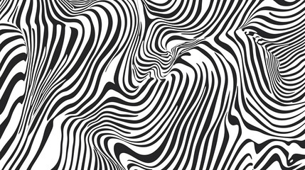 Fototapeta premium Black and white zebra pattern background.