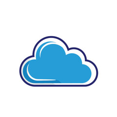 Fototapeta premium Cloud Icon Symbol Weather Forecast.
