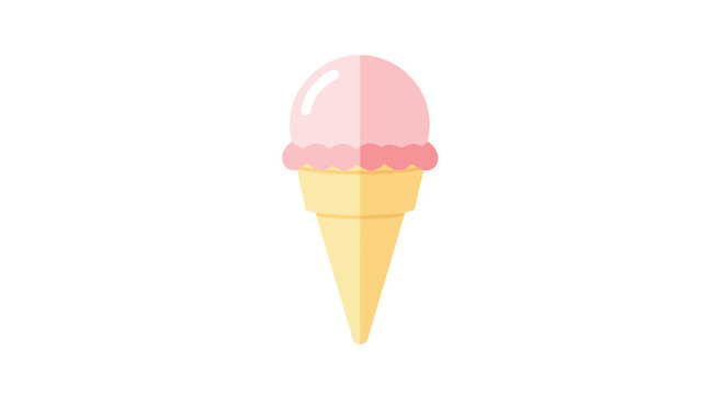 Colorful Ice Cream Cone Dessert Treat 4.