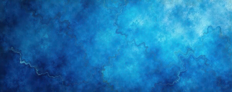Elegant blue marbled paper texture, vintage style, pattern, crackled, backdrop