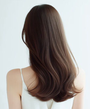 日本人, 女性, 10代, 20代, 後ろ姿, ヘアケア, 美肌, 黒髪, ロングヘア, 白背景, スキンケア, 背中, 振り返る, 透明感, 清潔感, 爽やか, ポートレート, キャミソール, 白, 輝き, 素肌, 美容, ナチュラル, 健康的, ライフスタイル, 1人, 切り抜き, コピースペース, 広告素材, 基礎化粧品, 若い, z世代, 清楚, 髪, ツヤ髪, サロン, 美容室, ボディ