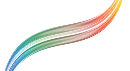 Fototapeta premium A dynamic abstract design featuring a flowing swirl of vibrant colors, blending from blue and green to red and yellow.