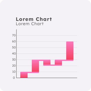 Waterfall infographic chart template. Positive and negative values of change. Data measurement. Understanding cumulative effect. Pitch deck presentation slide. Data visualization. Lexend font used