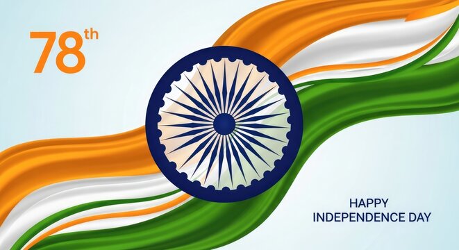 Celebrating 78th india independence day with patriotic spirit and national pride