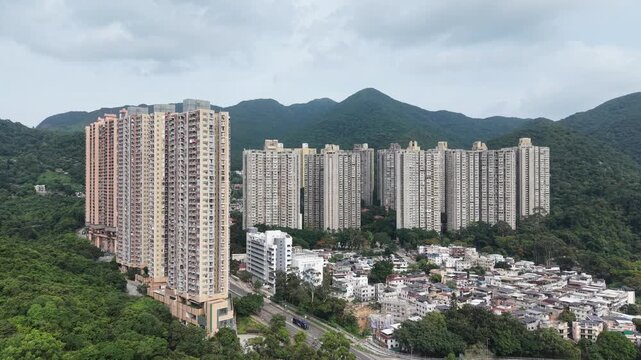 Siu Lek Yuen residential area beside hills and developments May 12 2026