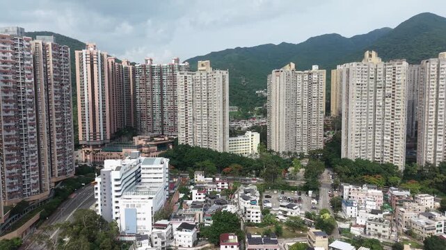 Siu Lek Yuen residential area beside hills and developments May 12 2026