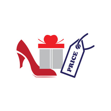 Fashion Shopping Discount Icon Design