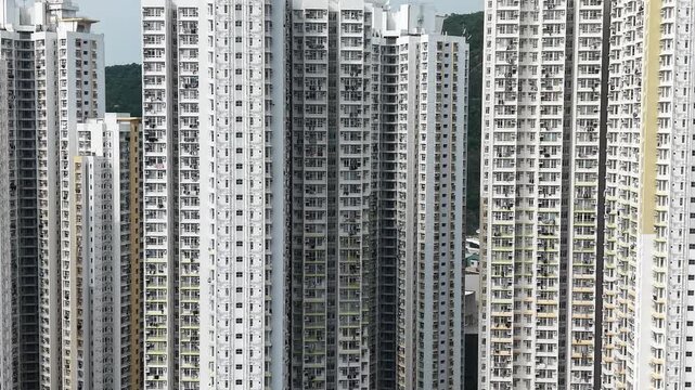 Shek Mun Estate highrise residential blocks with repetitive facades May 12 2026
