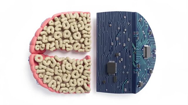 Cross-sections of human brain models showing internal structures.