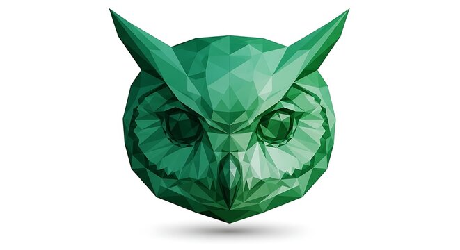 Geometric owl illustration