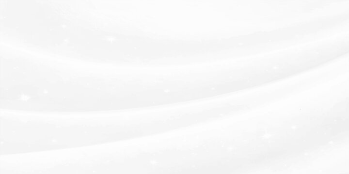An abstract white Christmas background featuring a fresh winter pattern of blue light, frosty snowflakes, and a cold crystal texture