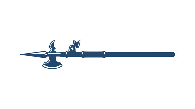 Halberd Weapon Silhouette Icon