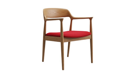 Fototapeta premium Wooden armchair... isolated on a transparent background