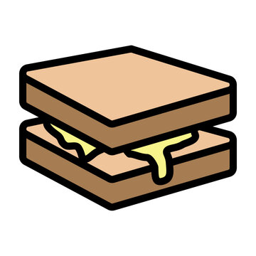 Kaya Toast Vector Filled Icon Design