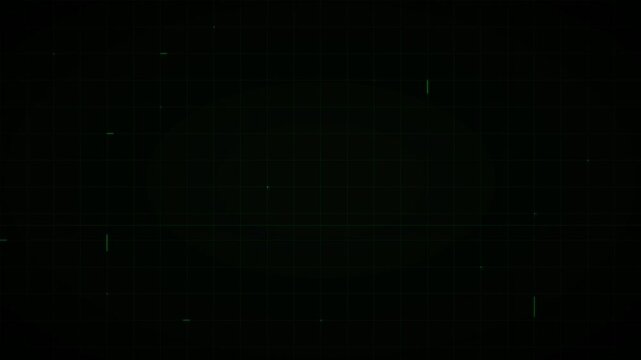 cyber security digital data stream neon green grid