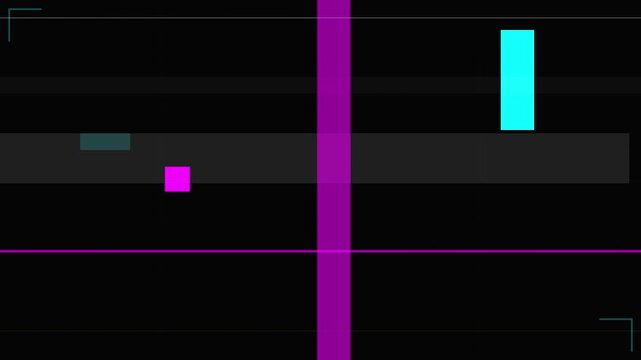 Cyberpunk Style Glitch Effect Rectangles Background Loop