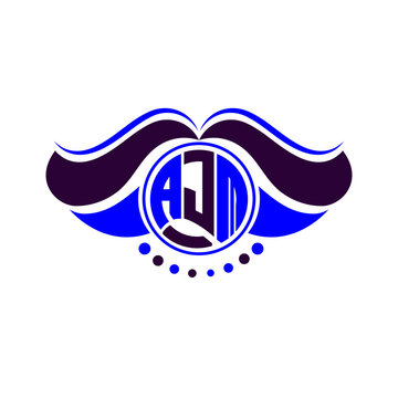 AJM letter logo creative design. AJM unique design