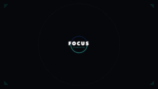 concentric ripple expanding text animation for focus points